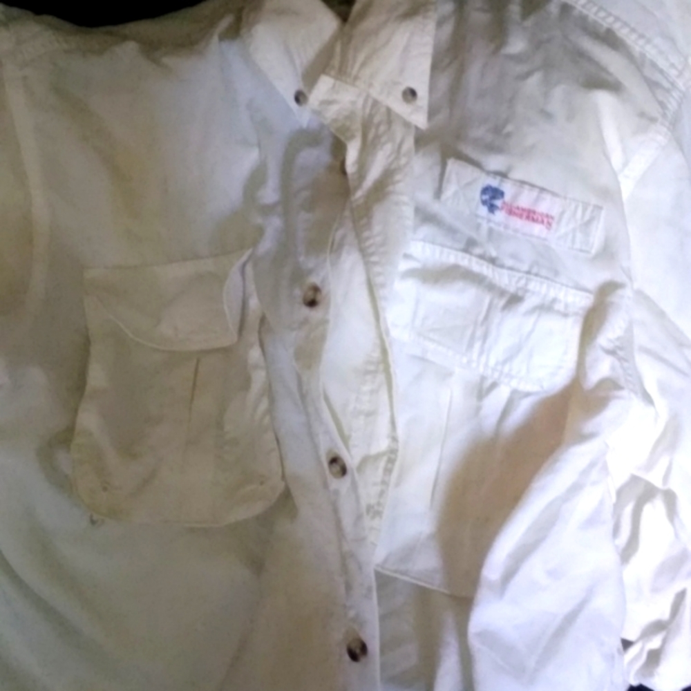 Vented light weight button up shirt
